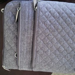 NWT TRAVELON RFID ANTI-THEFT SECURITY Boho Slim Quilted Crossbody Bag Gr…